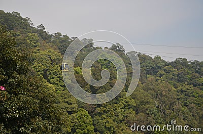 Baiyun Mountain Forest Cable Car Editorial Stock Photo